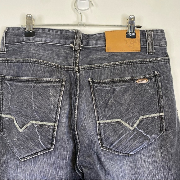 Y2K Diesel Industry Wide Leg Size 31 Denim Jeans - Picture 5 of 7